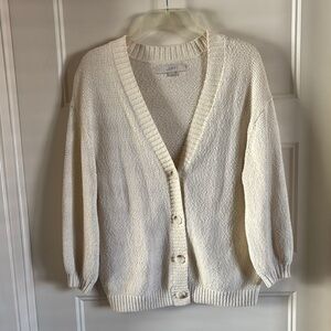 LOFT Women's Cream Sweater